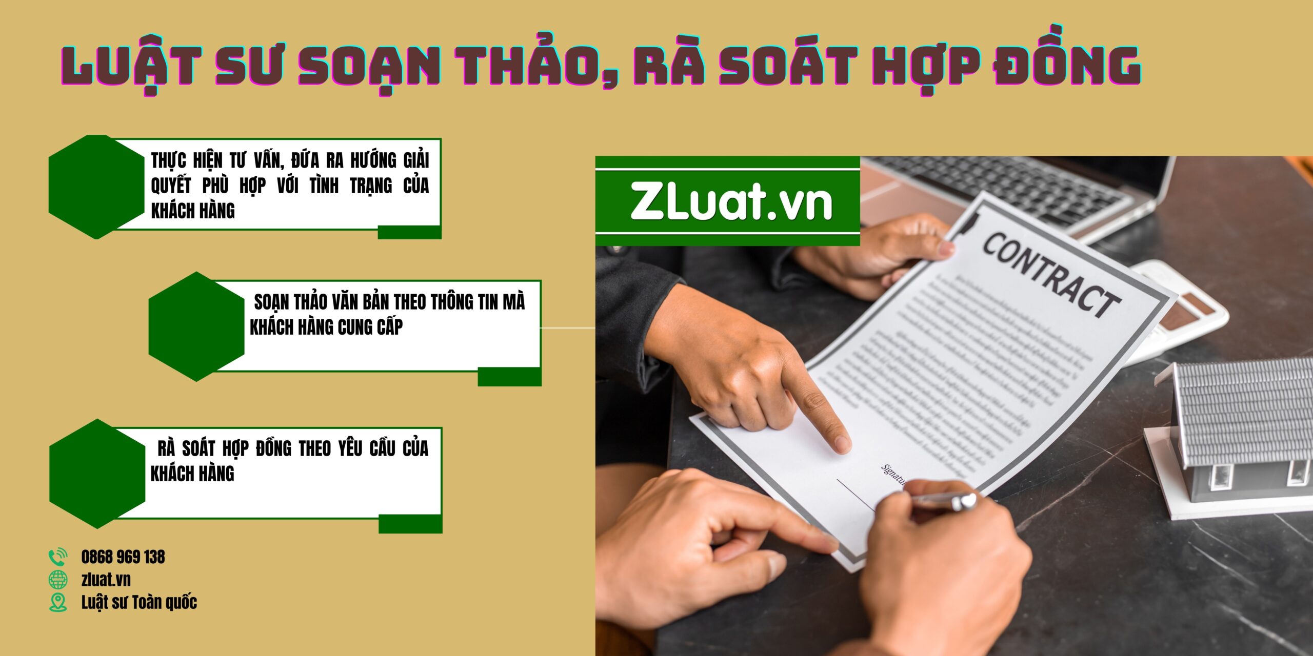 Gói dịch vụ Luật sư biên soạn rà soát hợp đồng đúng pháp lý ở khu vực xã Nhuận Đức, Thành phố Hồ Chí Minh xã Nhuận Đức, Thành phố Hồ Chí Minh - Ảnh 1